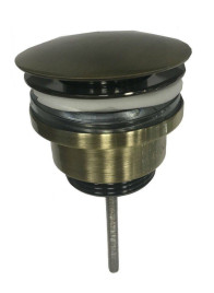 Донный клапан универсальный (Бронза) для раковины 11/4" Ganzer F09D