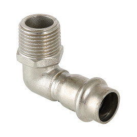 Угольник с наружной резьбой, нержавеющая сталь VALTEC 18 мм х 1/2"