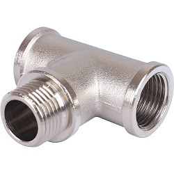 TOUT Тройник ВНВ никелированный 3/4"x3/4"x3/4"  SFT-0065-343434